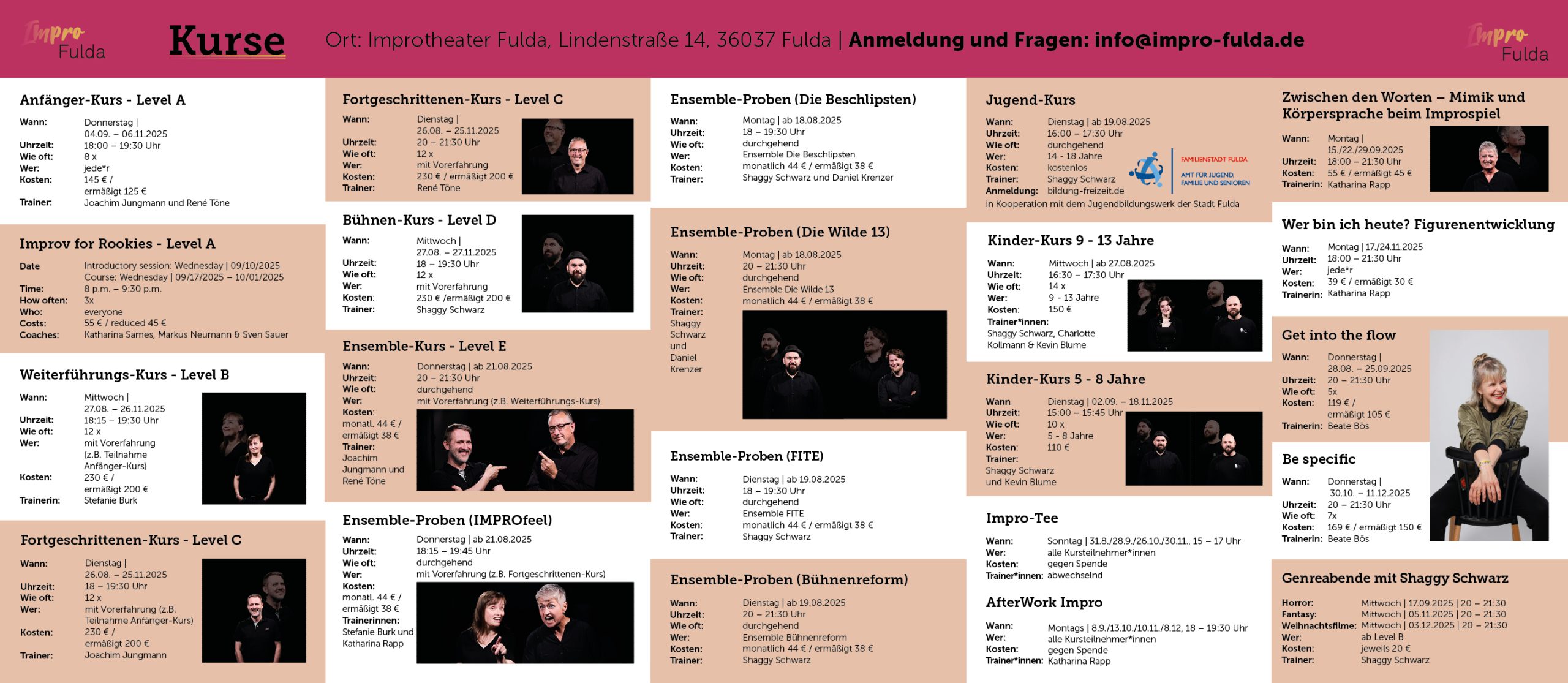 Impro Flyer 08 20252